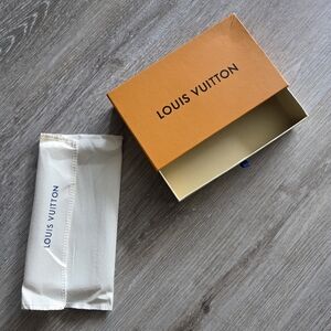 Louis Vuitton Orange Box with Cream Dust Bag